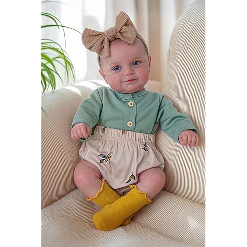 BABESIDE Reborn Baby Dolls, 20Inch Cute Soft Vinyl Realistic-Newborn Baby Doll Poseable Real Life Lifelike Baby Dolls w/Doll Accessories for 3+ Year Old Girls