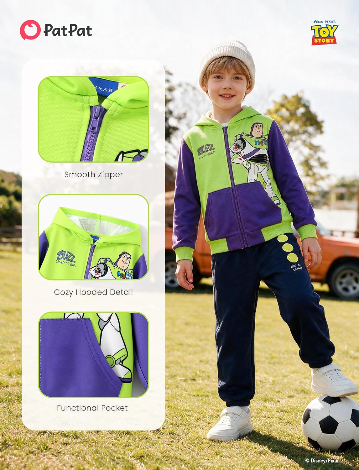Disney Girl Boy Zip Up Hoodie
