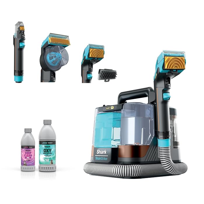 Shark StainStriker HairPro Portable Stain Cleaner,4 Tools, Self-Clean PX251