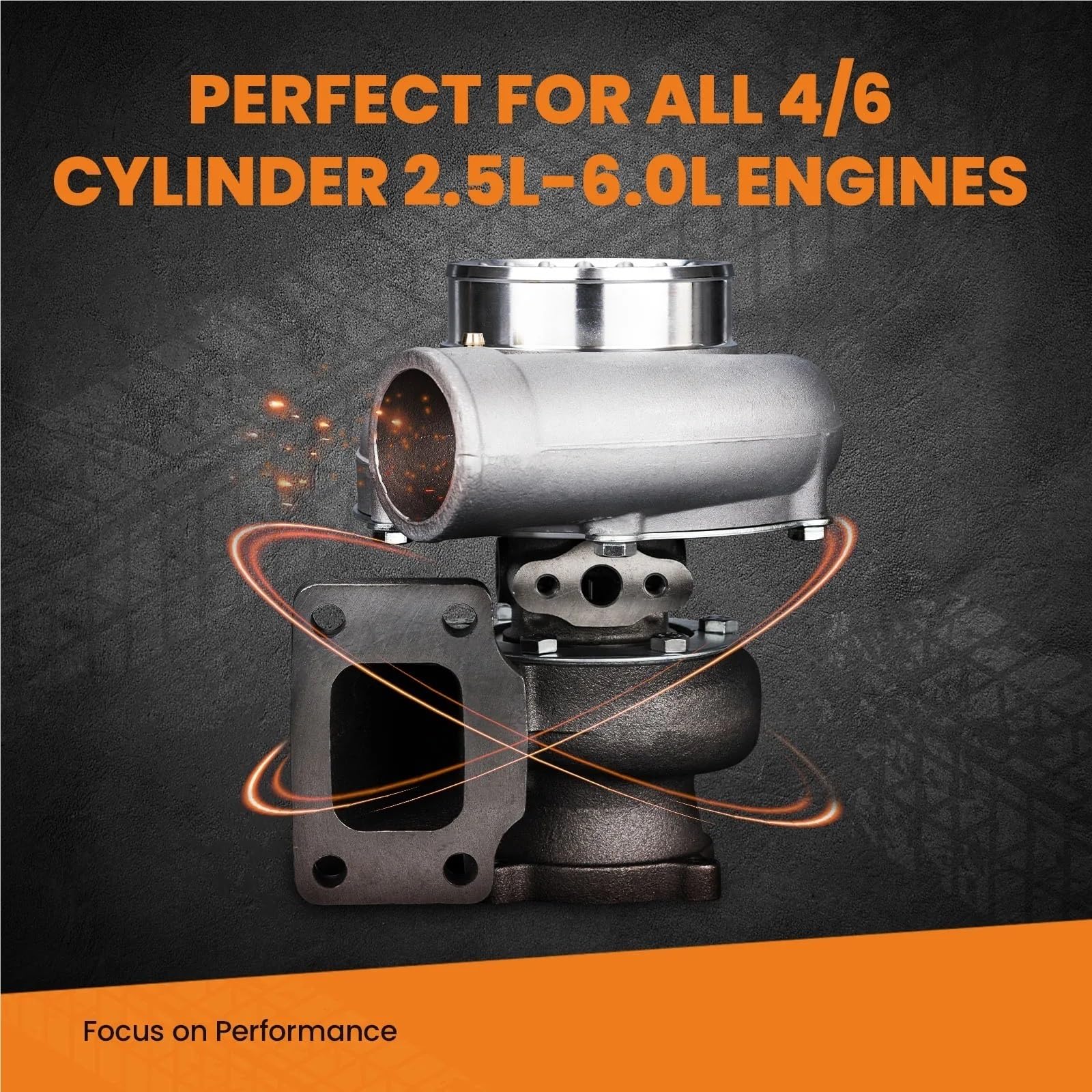 zespoły turbosprężarek GT35 GT3582 T3 Ar.70 Ar.63 Turbosprężarka 600hps Sprężarka Turbina Uniwersalna Turbo