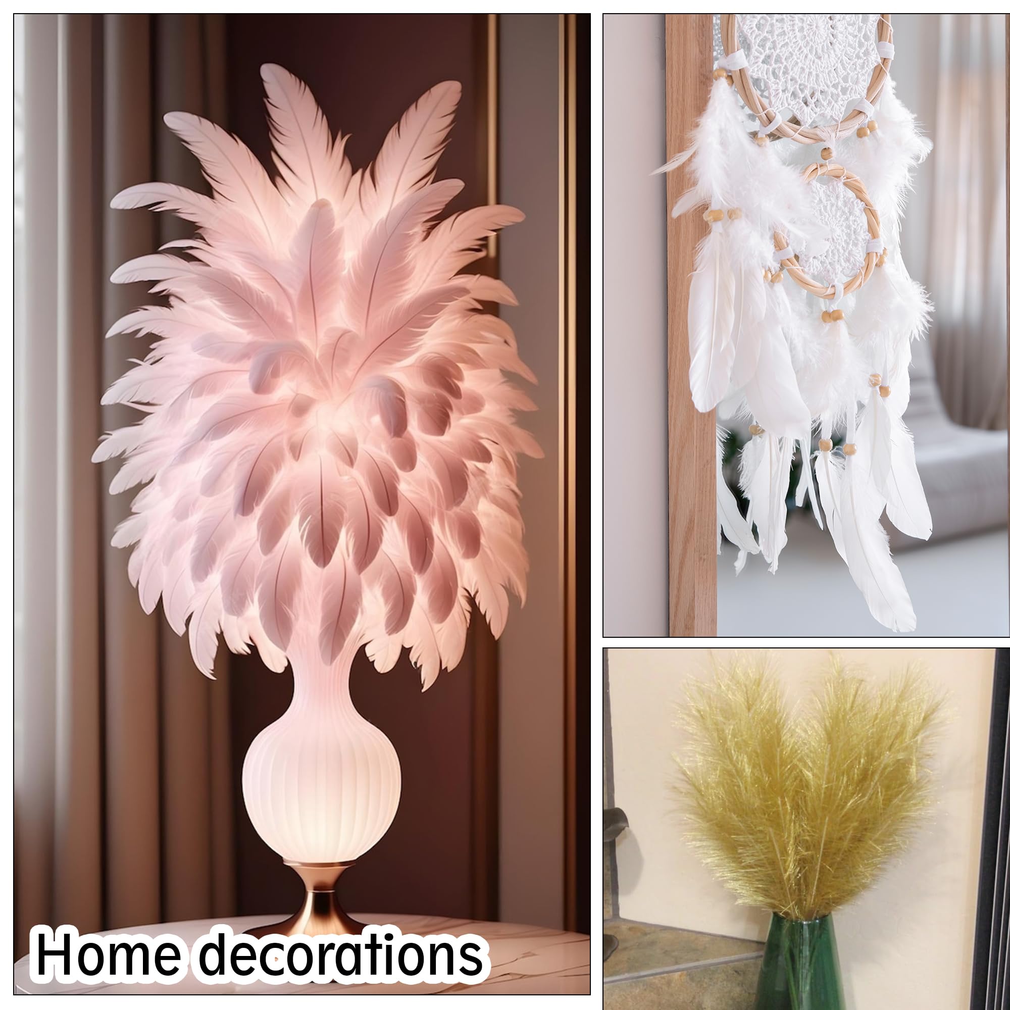 10 Piume Di Struzzo Fuchsia Naturali - Decorazioni Per Matrimoni, Feste, Casa, Lunghezza 30-35 Cm - Foto 4