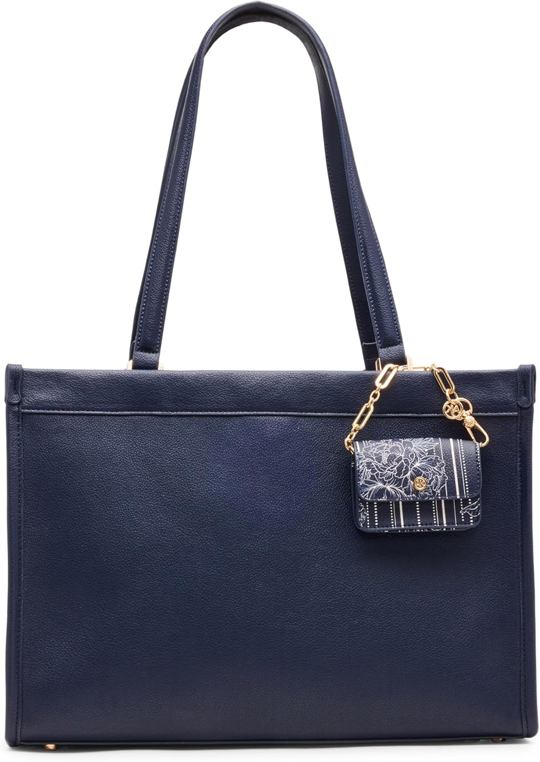 Anne Klein Women's Large Bonded Tote with Pouch, Distant Mountain