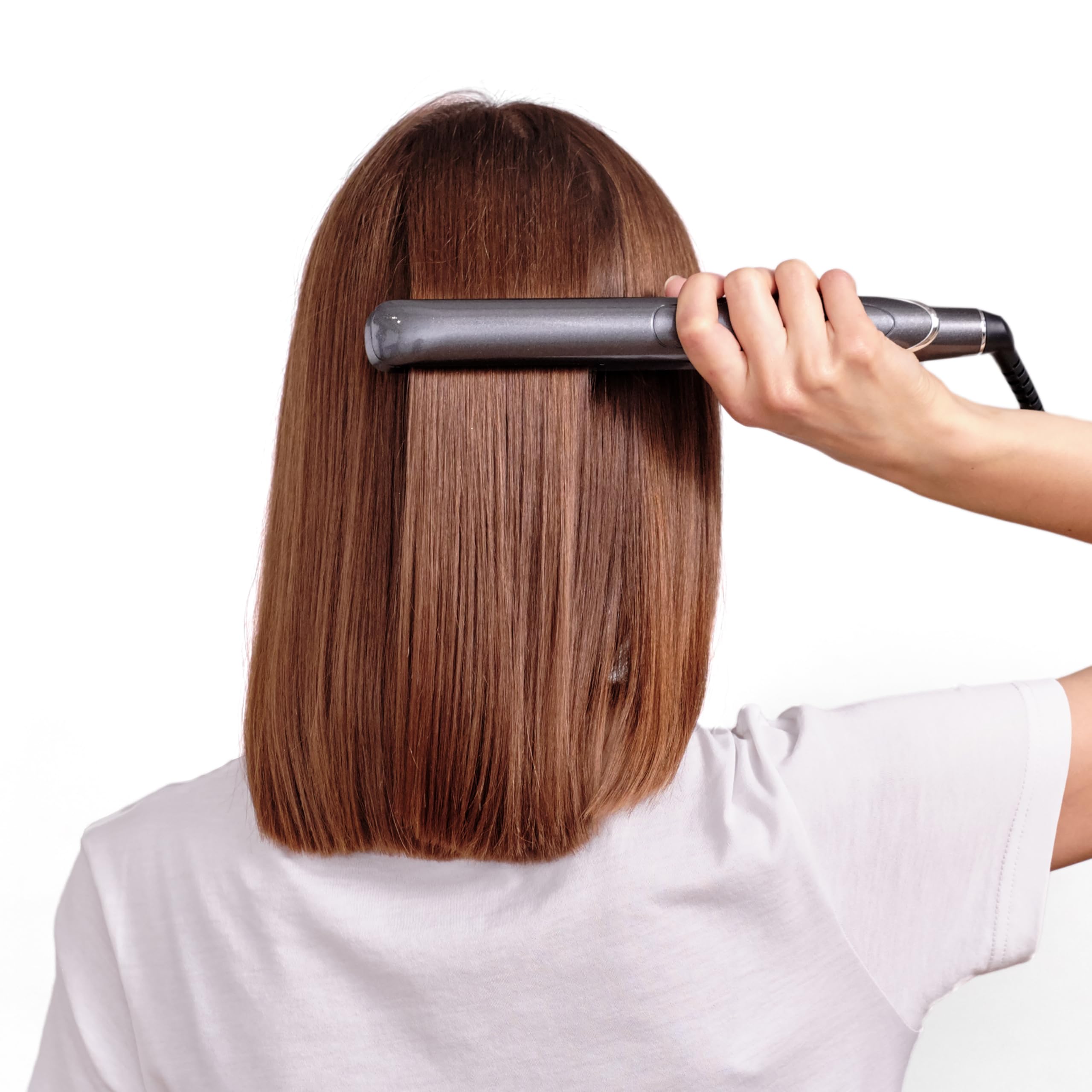 BaByliss ST259E Plancha de pelo profesional Platinum Diamond 235, Iónica, Función Memoria, 140°C - 235°C, Placas cerámicas, compacta
