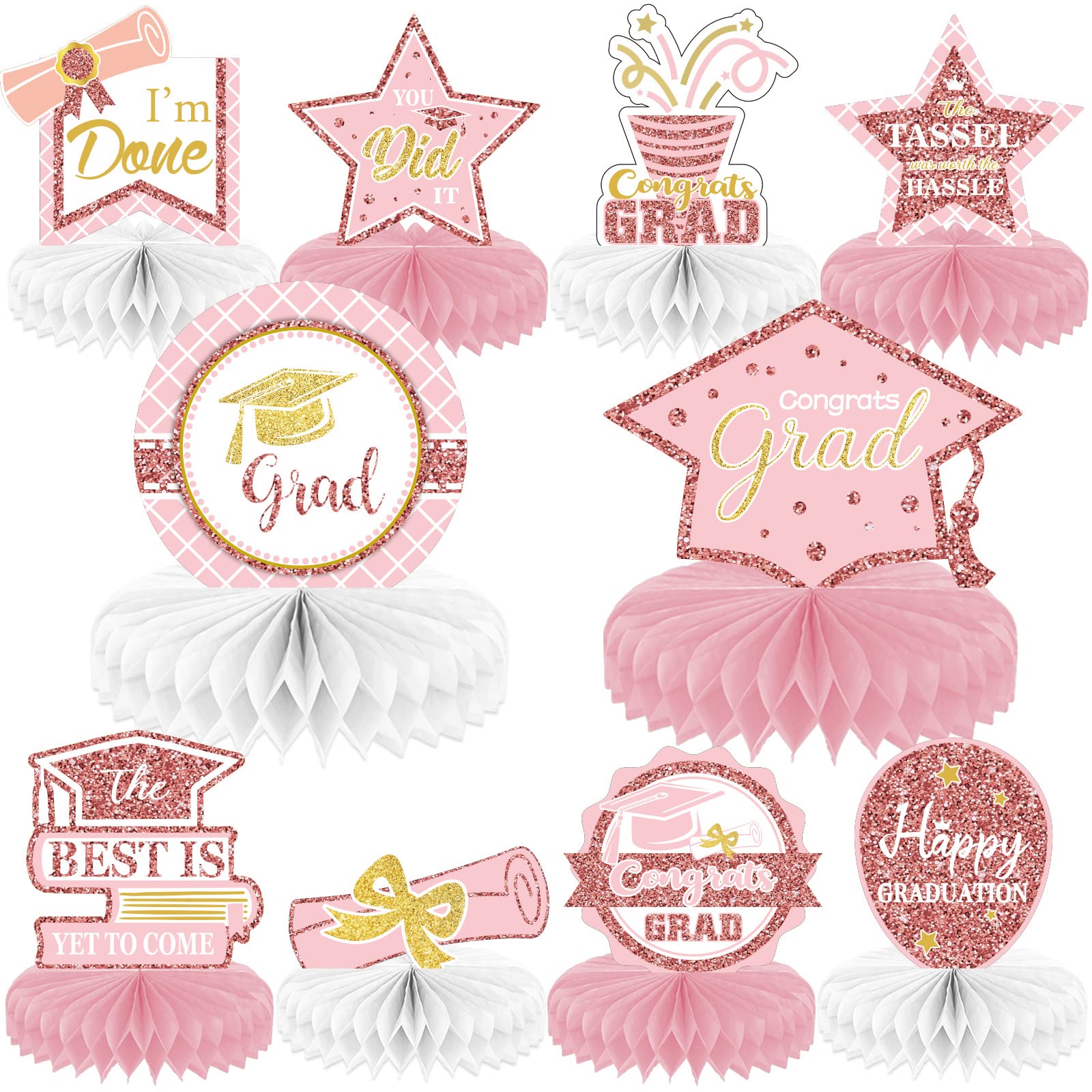 Buy 10PCS Class of 2023 Graduation Party Decorations 2023 Congrats Grad