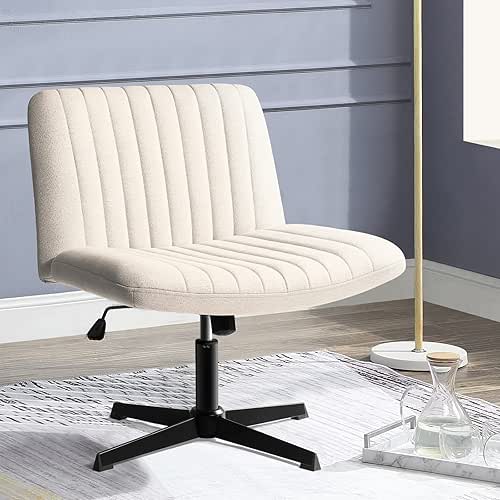 PUKAMI Criss Cross Chair,Comfy Cross Legged Office Desk Chair No
