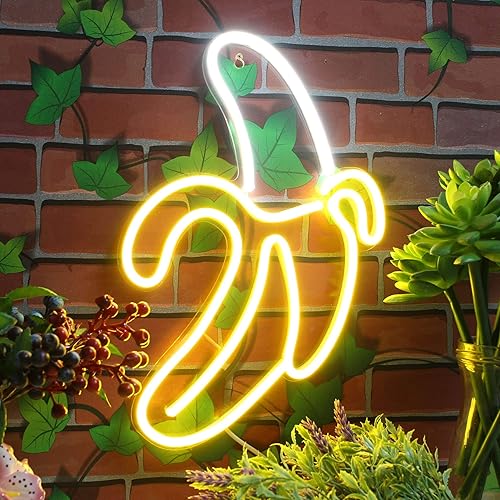 Miniatura 3 de Banana Flex - Letrero de neón LED de silicona, blanco y amarillo, st16s33-fnu0042-wy