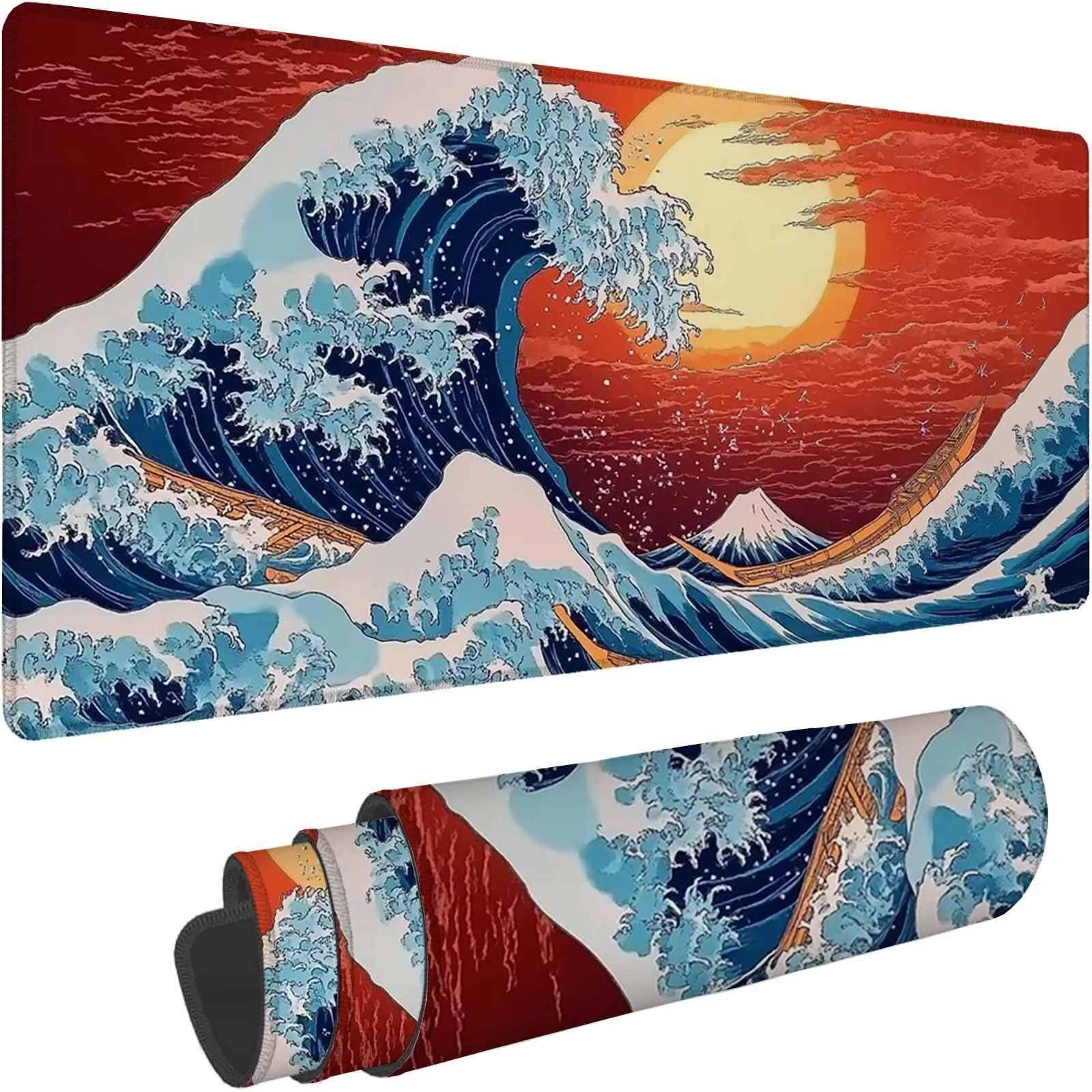 Tapis de Souris, Tapis de Souris Gaming 900 x 450 mm Couleur Orange 0-z99