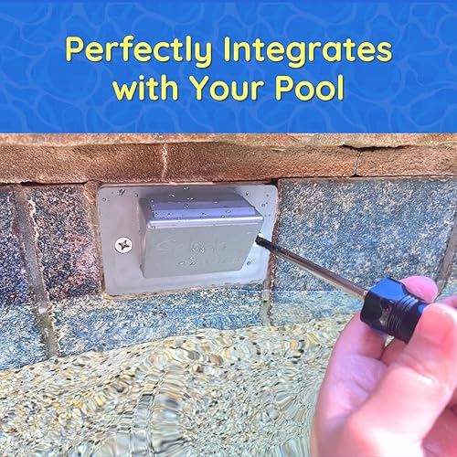 Miniatura 3 de The Skimmie Protector contra salpicaduras, reduce la pérdida de agua con protector contra salpicaduras para piscinas, fácil de instalar y reemplazo