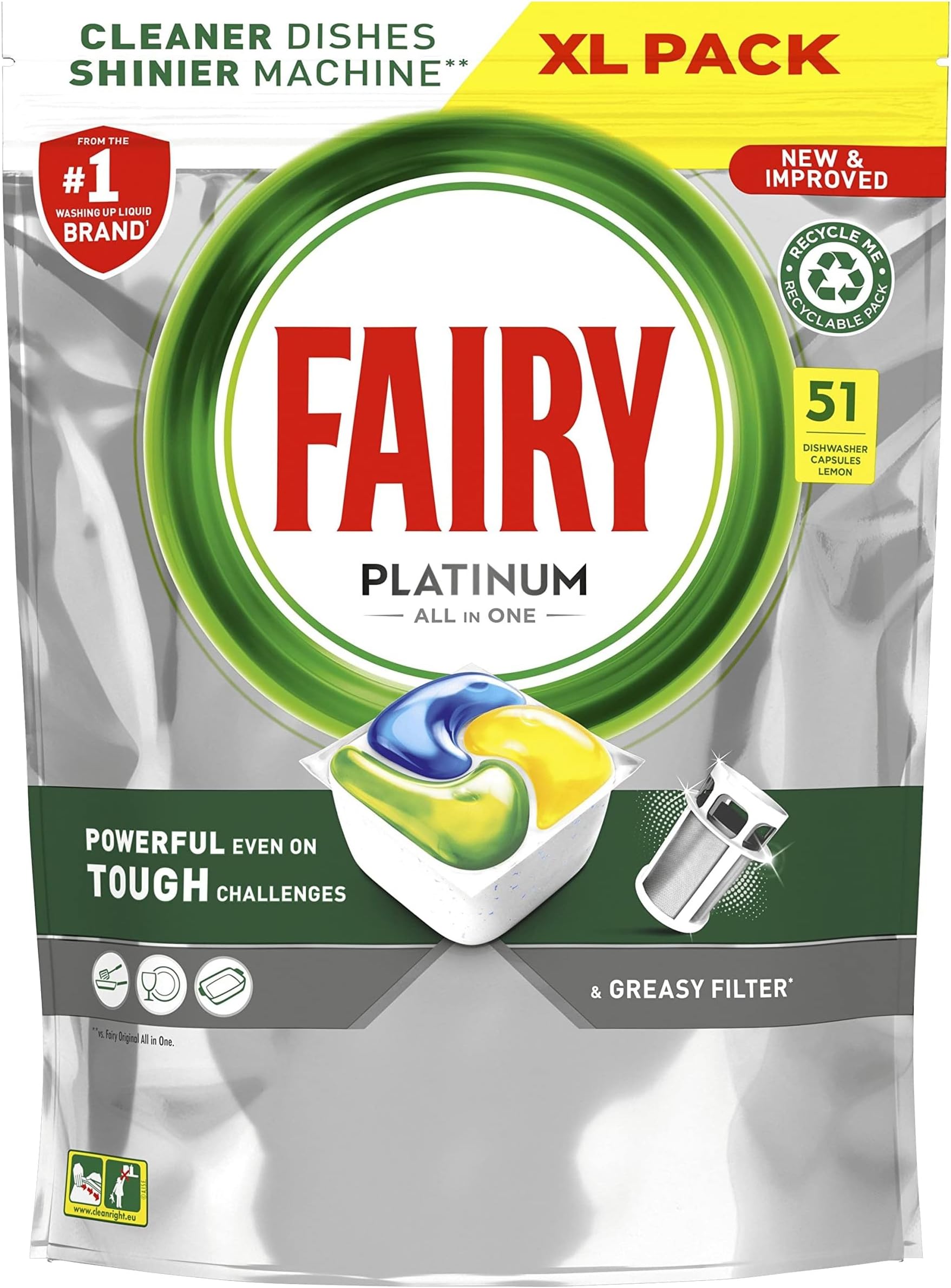 Fairy Platinum Dishwasher Tablets