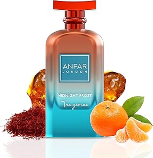 Anfar London Midnight Frost Tangerine Eau de Parfum – Long Lasting Luxury Perfume for Men & Women | Fresh Citrus, Amber & Musk Notes | Premium Fragrance 100ml