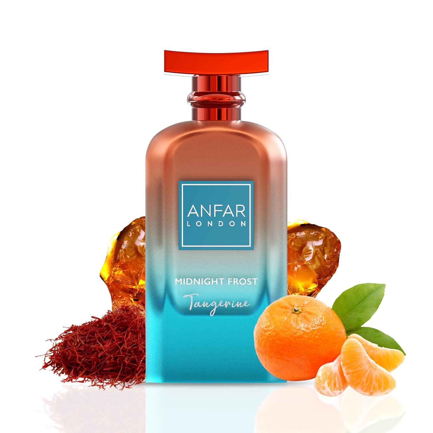 Anfar London Midnight Frost Tangerine Eau de Parfum – Long Lasting Luxury Perfume for Men & Women | Fresh Citrus, Amber & Musk Notes | Premium Fragrance 100ml
