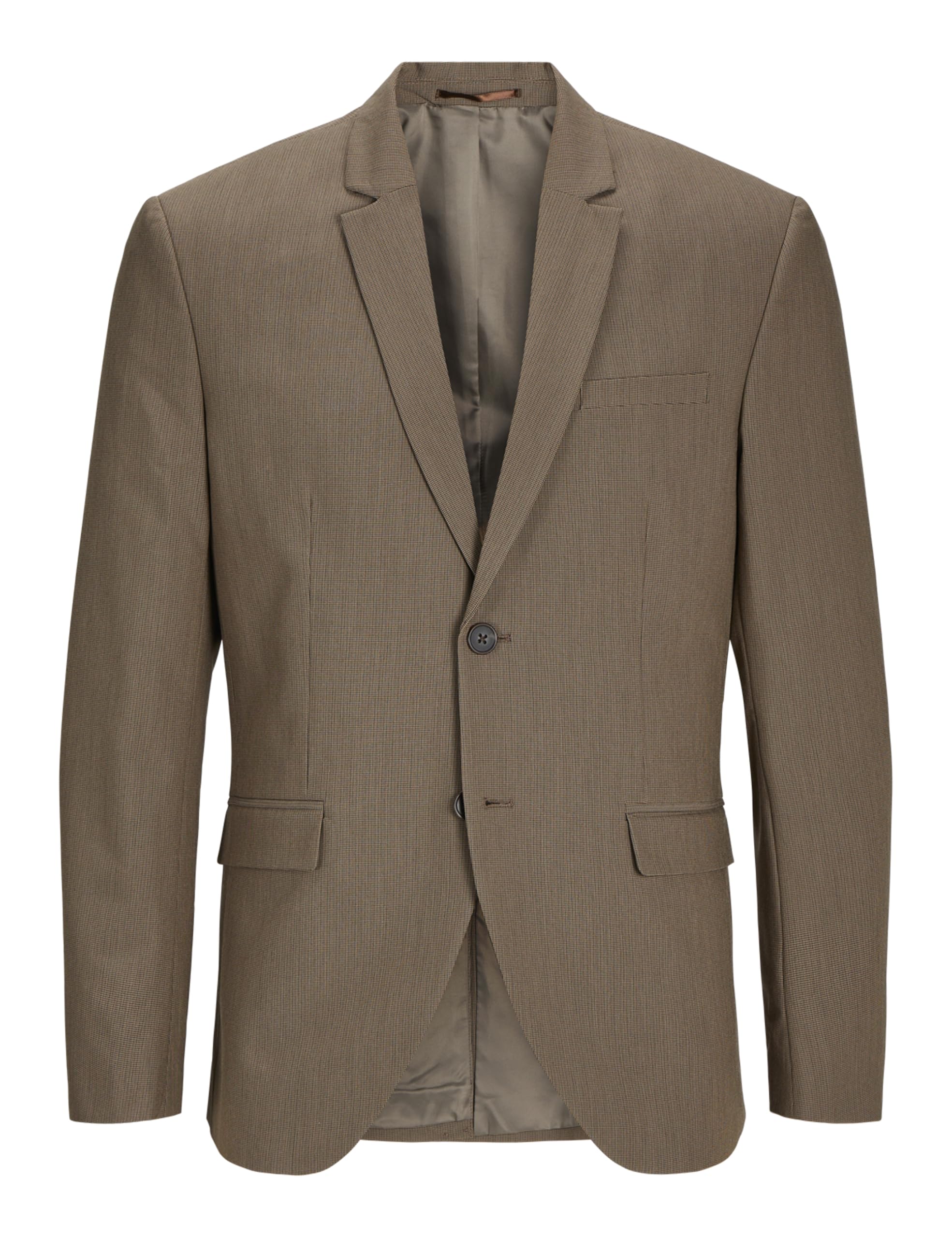 Jack&Jones Jprbushwick Harry Blazer Slim Fit, Greige/Checks: Slim fit, 42R