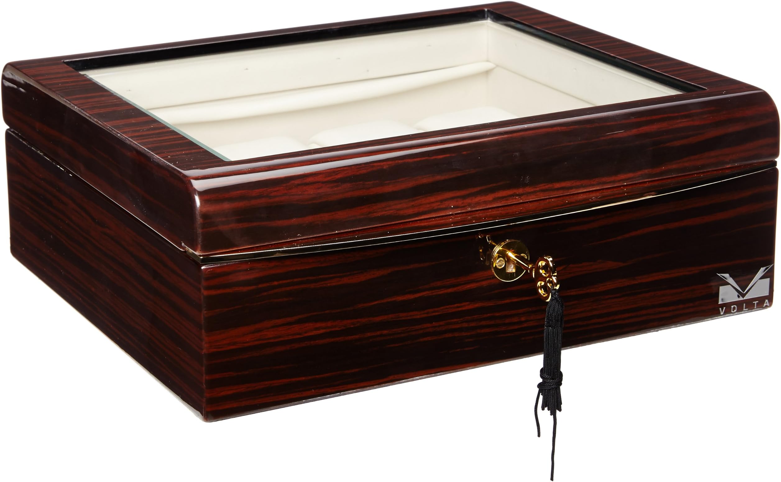 VOLTA31-560942 Ebony Wood Finish Watch Case