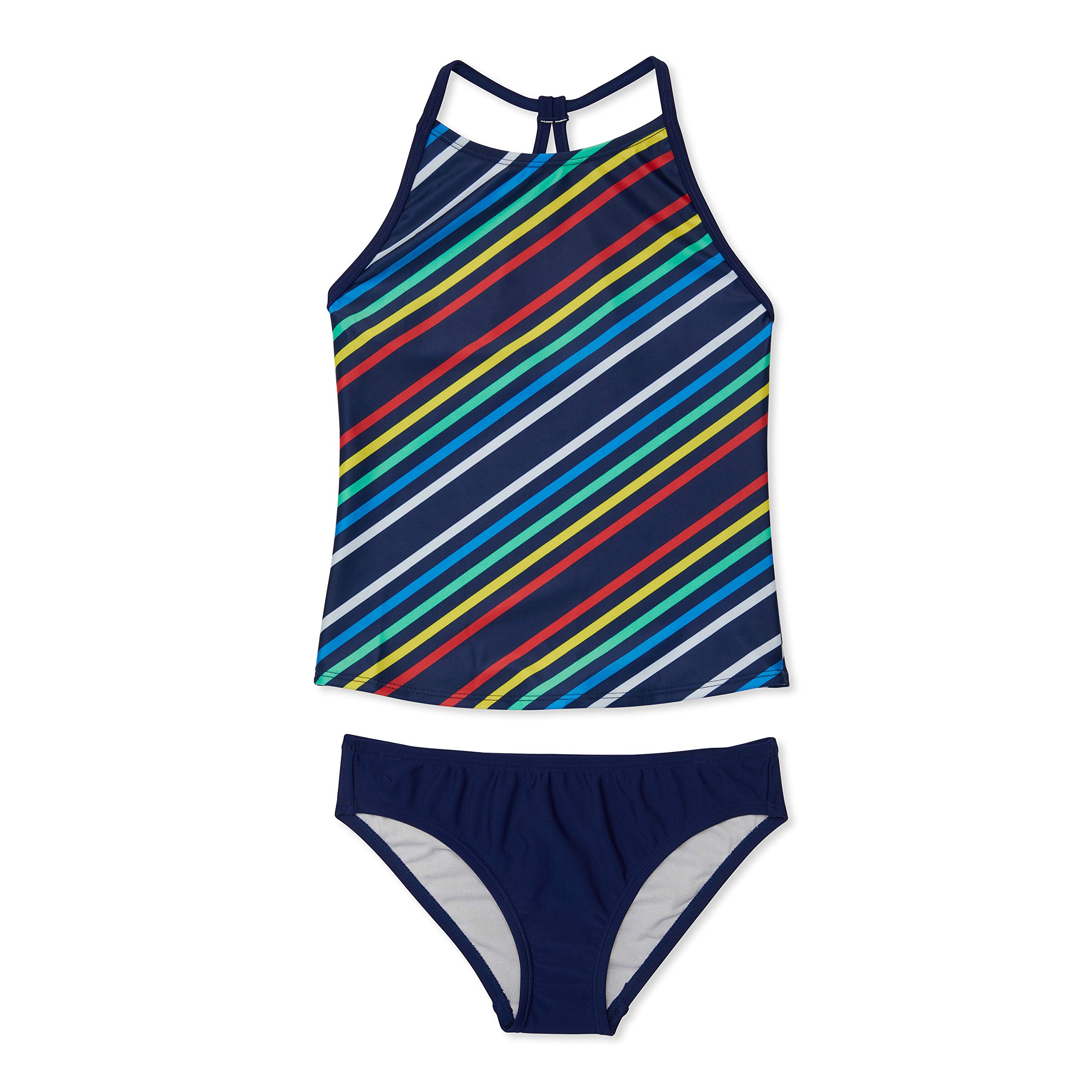 Speedo girls Swimsuit Two Piece Tankini Thin Strap