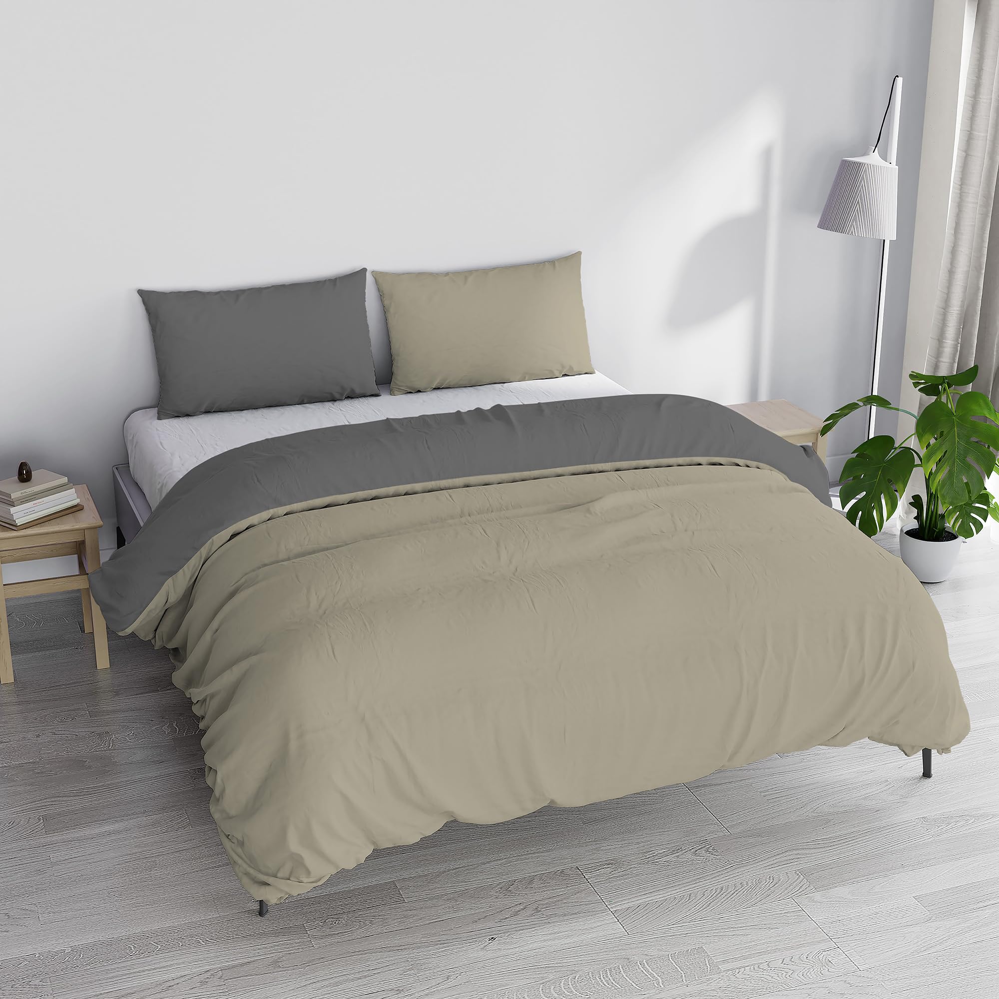 Funda nórdica doble Natural Colour para renovar tu cama sin comprar otra