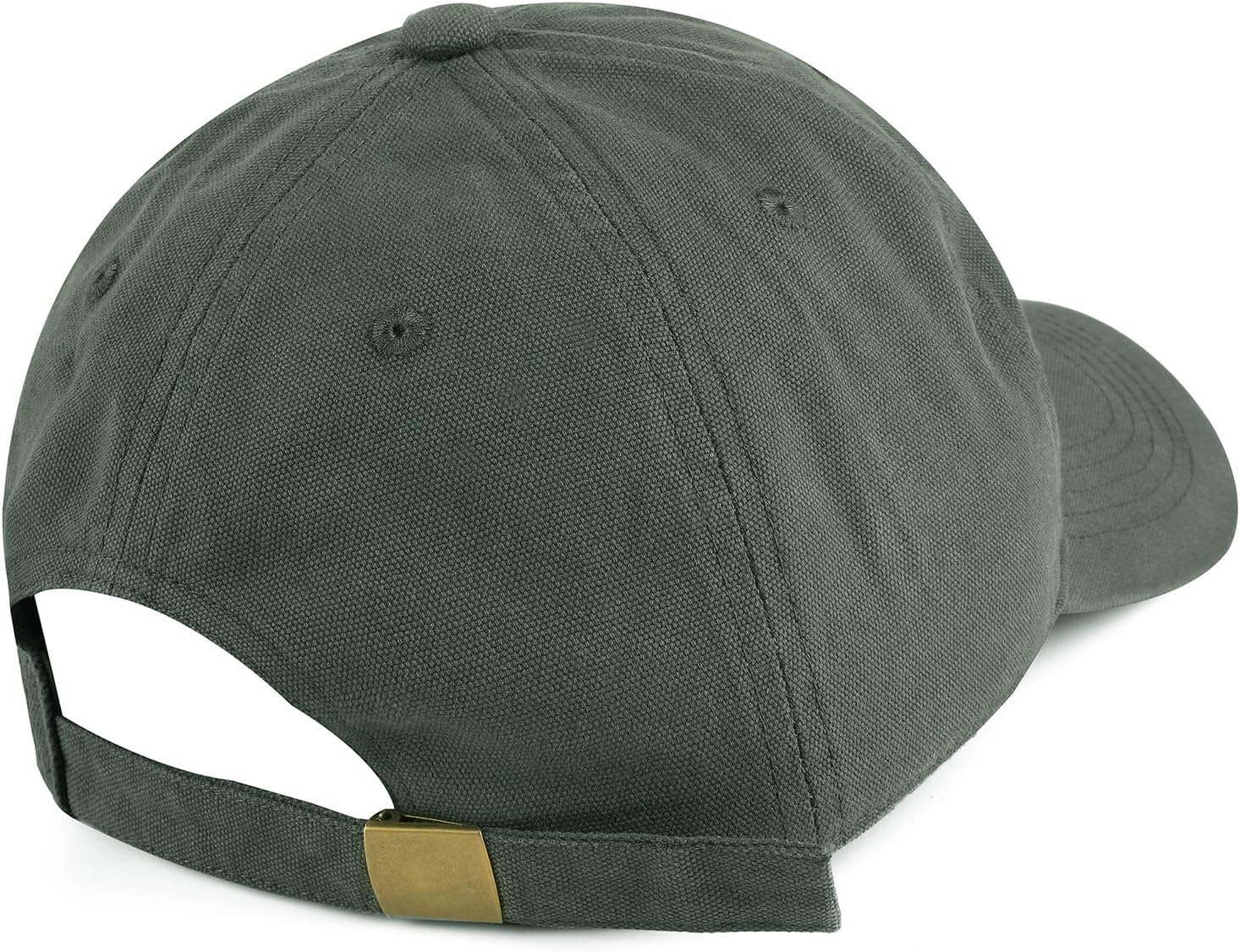 Mr.Stream Men's Embroidered Cotton Washed Canvas Baseball Cap Adjustable Strapback Dad Hats - Image 4