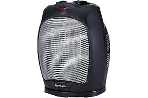 Amazon Basics Oscillating Portable Heater: Warmth At Your Fingertips
