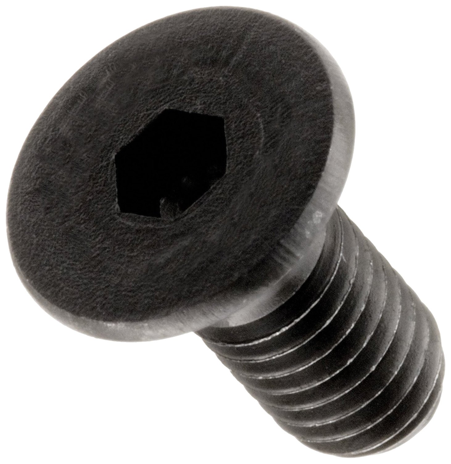 Alloy Steel Socket Cap Screw, Black Oxide Finish, Flat Head, Internal Hex Drive, Meets ASME B18.3/ASTM F835, 7/8
