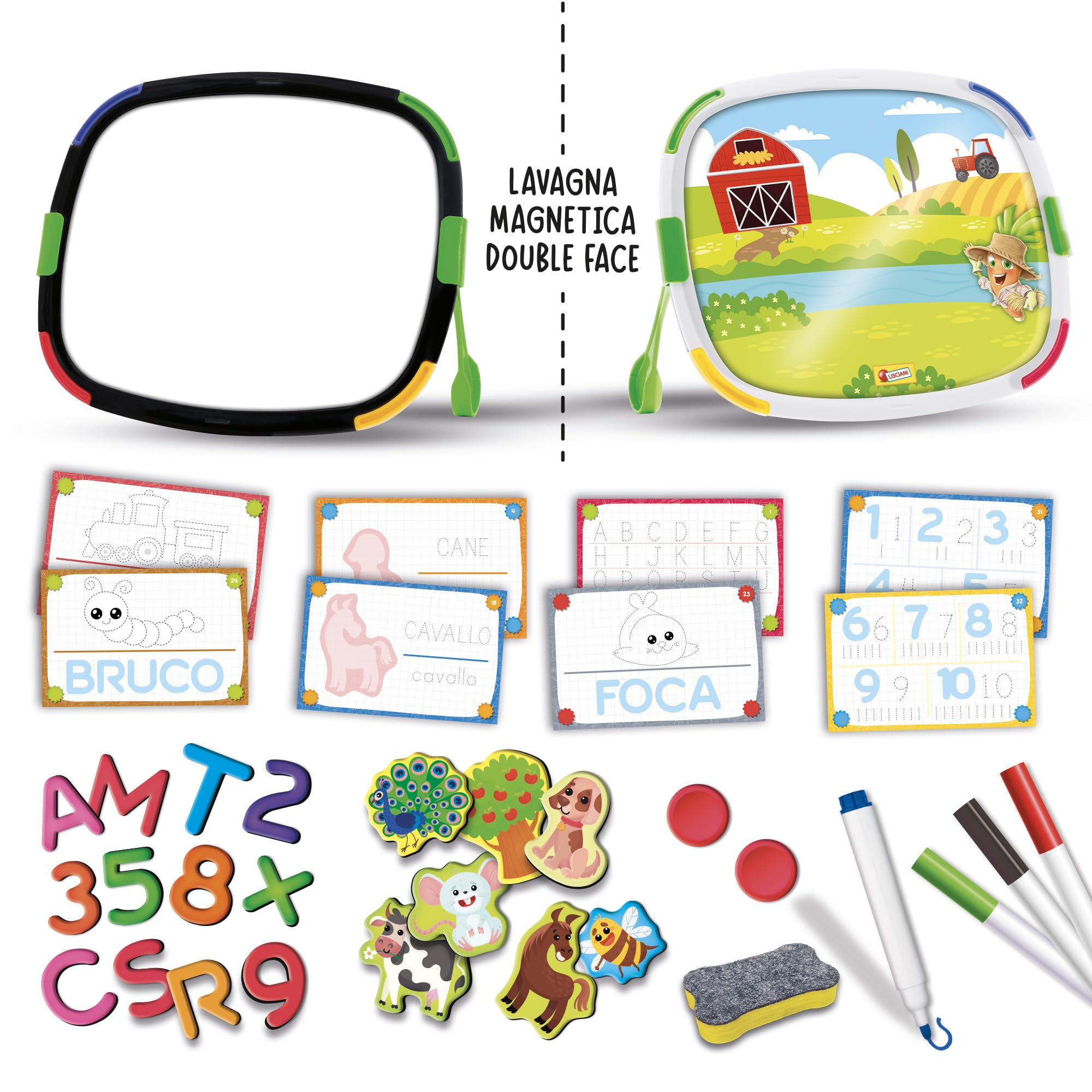 OOOK Negozio Di Alimentari Giocattolo – All-in-One Con Lavagne – Gioco Di Simulazione Per Bambini 3+ - 4
