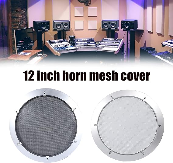 Speaker Grille Protection Metal Mesh Cover 12 Car Sound Subwoofer Easy Mount Sound Protection