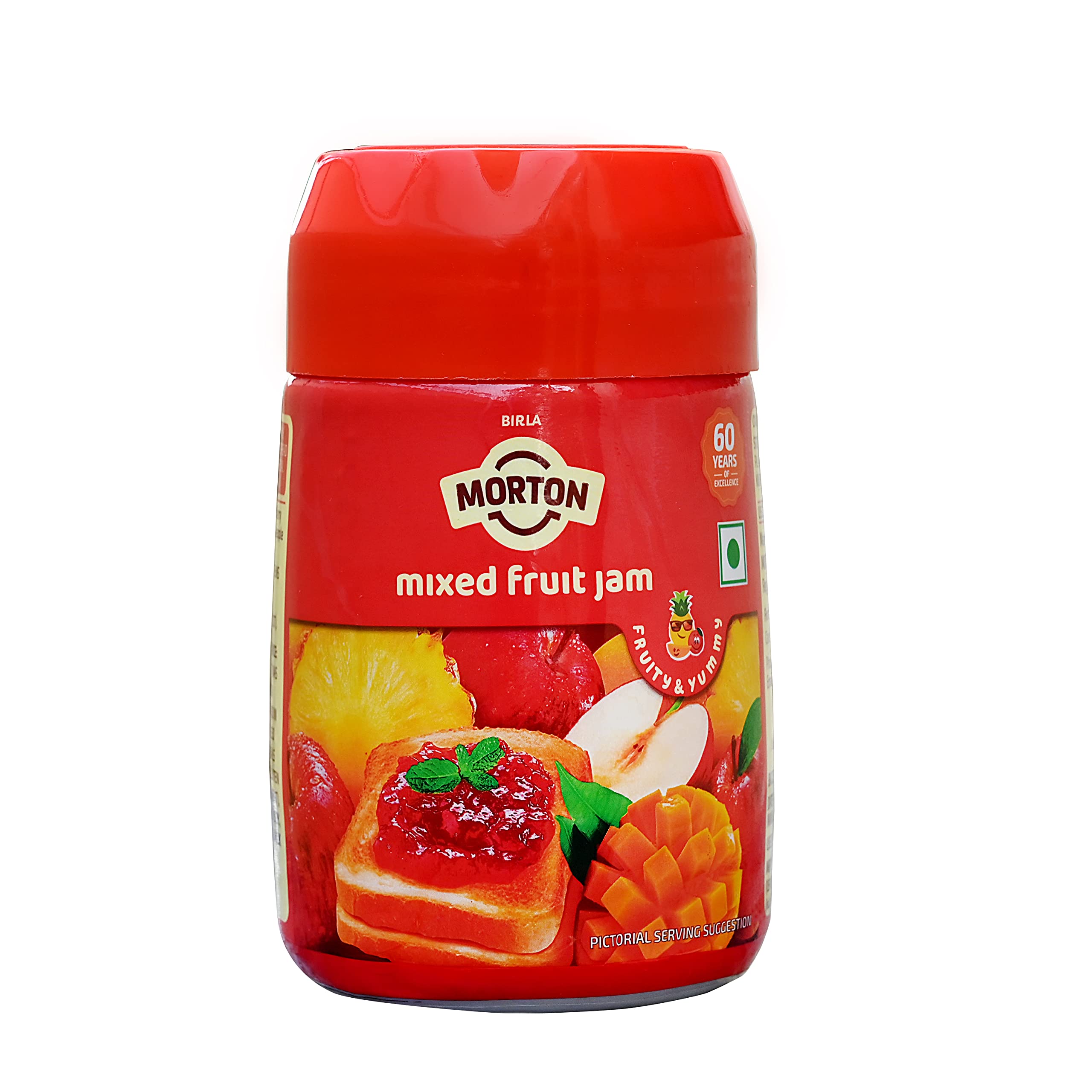 Morton Mixed Fruit Jam For Breakfast | Made With 8 Type Of Fruit Pulp | No Artifical Colours & Preservatives | 100% Vegetarian | Mixed Fruit Jam - 1kg (Pack of 1) (B0BTCXZ6BC) Amazon Price History, Amazon Price Tracker