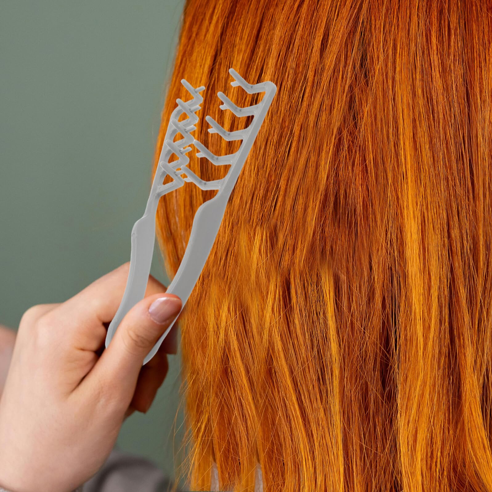 10piezas Peine Voluminizador Textura Esponjosa para Levantar Raíces Peine de Dientes Anchos para Cabello Afro y Flequillo Herramienta de Peinado para Mujeres y Hombres