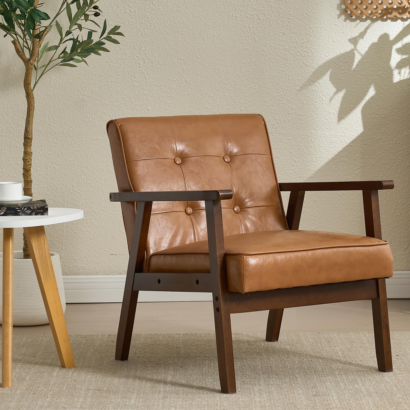 Amazon｜LEOVOL 1人掛けソファ ソファ一 一人掛け椅子 アクセント