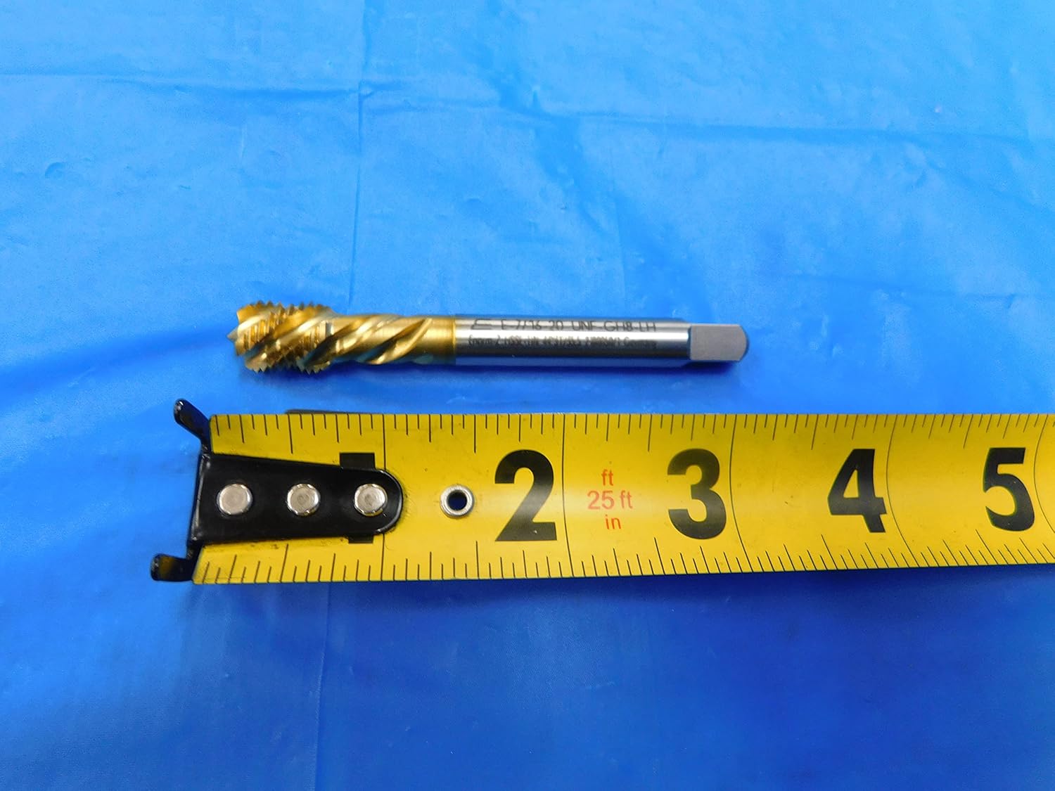 New EMUGE 7/16 20 GH8 ENORM Z HSS TiN Left Hand Left Hand TAP 4 Spiral FL .4375 - MH3417LVR