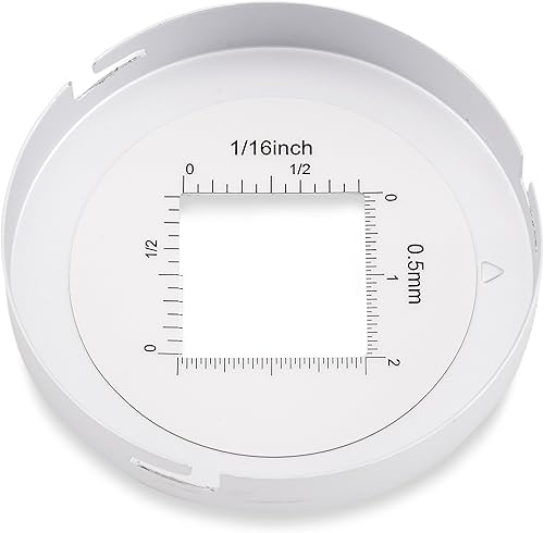 Miniatura 6 de Carson PRO Series MeasureLoupe 11.5x Lupa enfocable con luz LED y UV con escala de retícula y estuche de almacenamiento (CP-45)