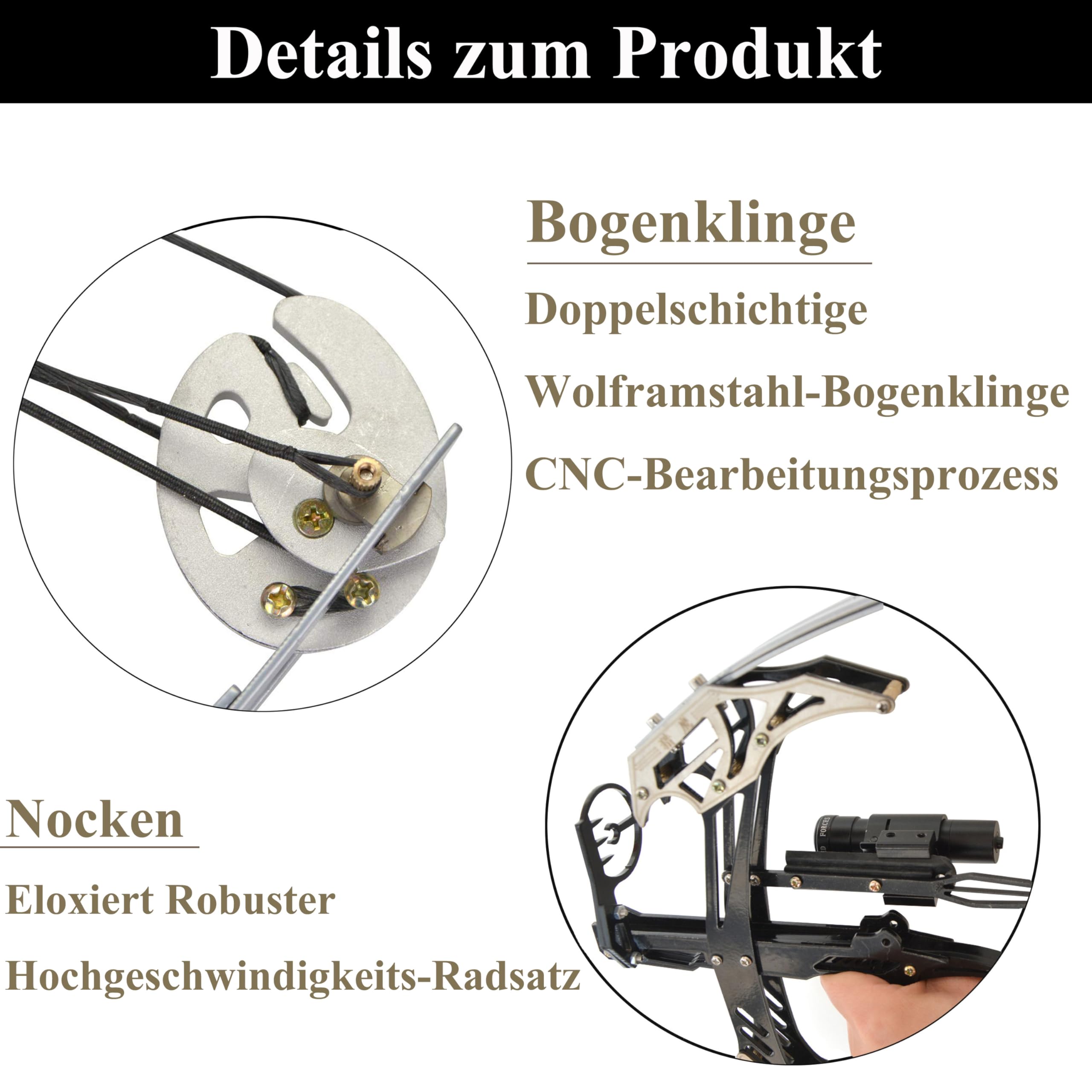 AMEYXGS Bogenschießen Mini Compoundbogen 25lbs Compoundbogen Set Bogen und Pfeile mit Visier für Rechts und Handbogenschützen