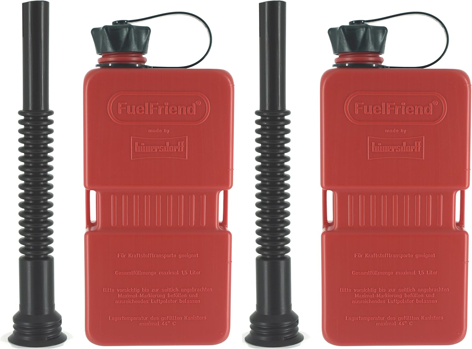 FuelFriend®-PLUS CLEAR - Tanica Da 1,0 Litri + Tubo Di Beccuccio