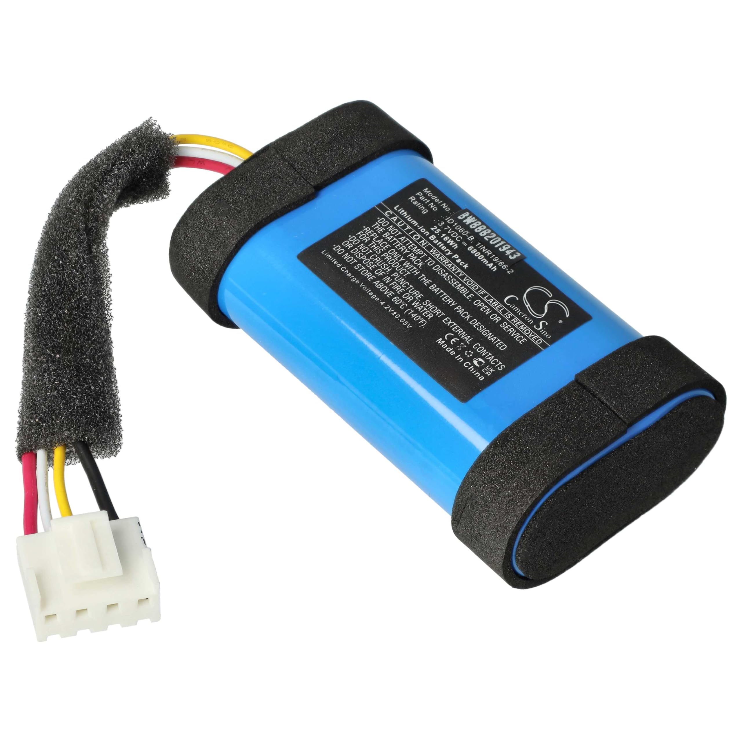 vhbw Batería Compatible con JBL Flip 5 Altavoces, Cajas acústicas (6800 mAh, 3,7 V, Li-Ion)