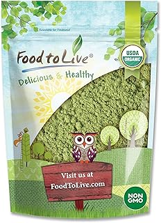 Organic Kale Powder, 1 Pound – Non-GMO, Made from Raw Dried Whole Leaves, Vegan, Kosher, Bulk, Great for Baking, Juices, Smoothies, Shakes, Теа, and Instant Breakfast Drinks