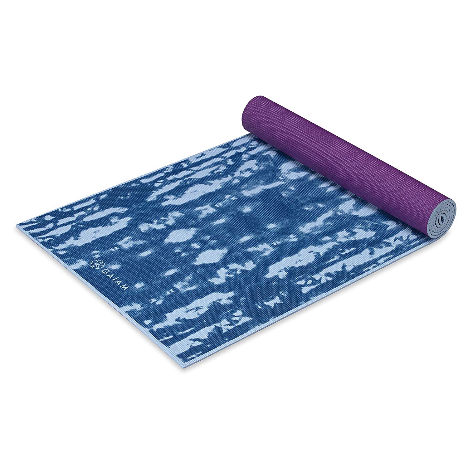 Gaiam Yoga Mat - Premium 6mm Print Reversible Extra Thick Non Slip Exercise & Fitness Mat for All Types of Yoga, Pilates & Floor Workouts (68" x 24" x 6mm Thick)