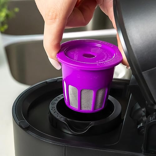 Miniatura 6 de Perfect Pod Cafe Flow - Filtro de cápsulas de café reutilizable, paquete de 2 unidades, cápsula K Cup recargable compatible con cafeteras K-Mini
