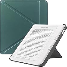 HGWALP Coque Compatible avec Kobo Libra Colour (2024)/Kobo Libra 2 (2021) 7 Pouces Ebooks, Étui Ultra - Mince et léger avec réveil/Sommeil Automatique et Support-Mint