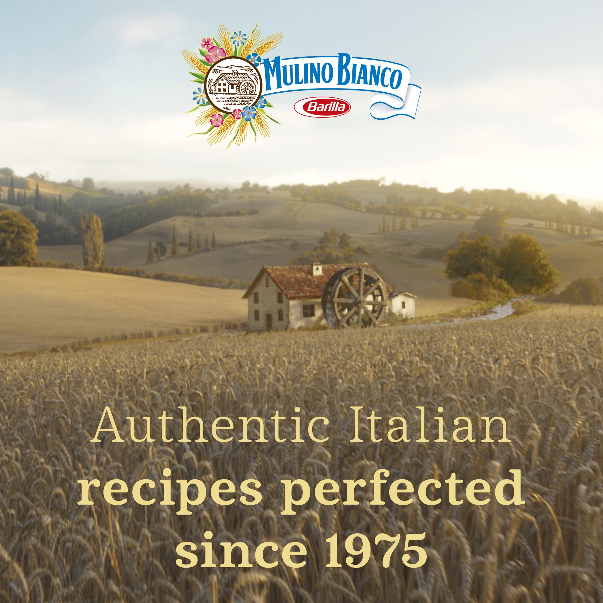 Barilla Mulino Bianco Abbracci Galletas, Chocolate y Crema, Paquete de 12 x 350 g