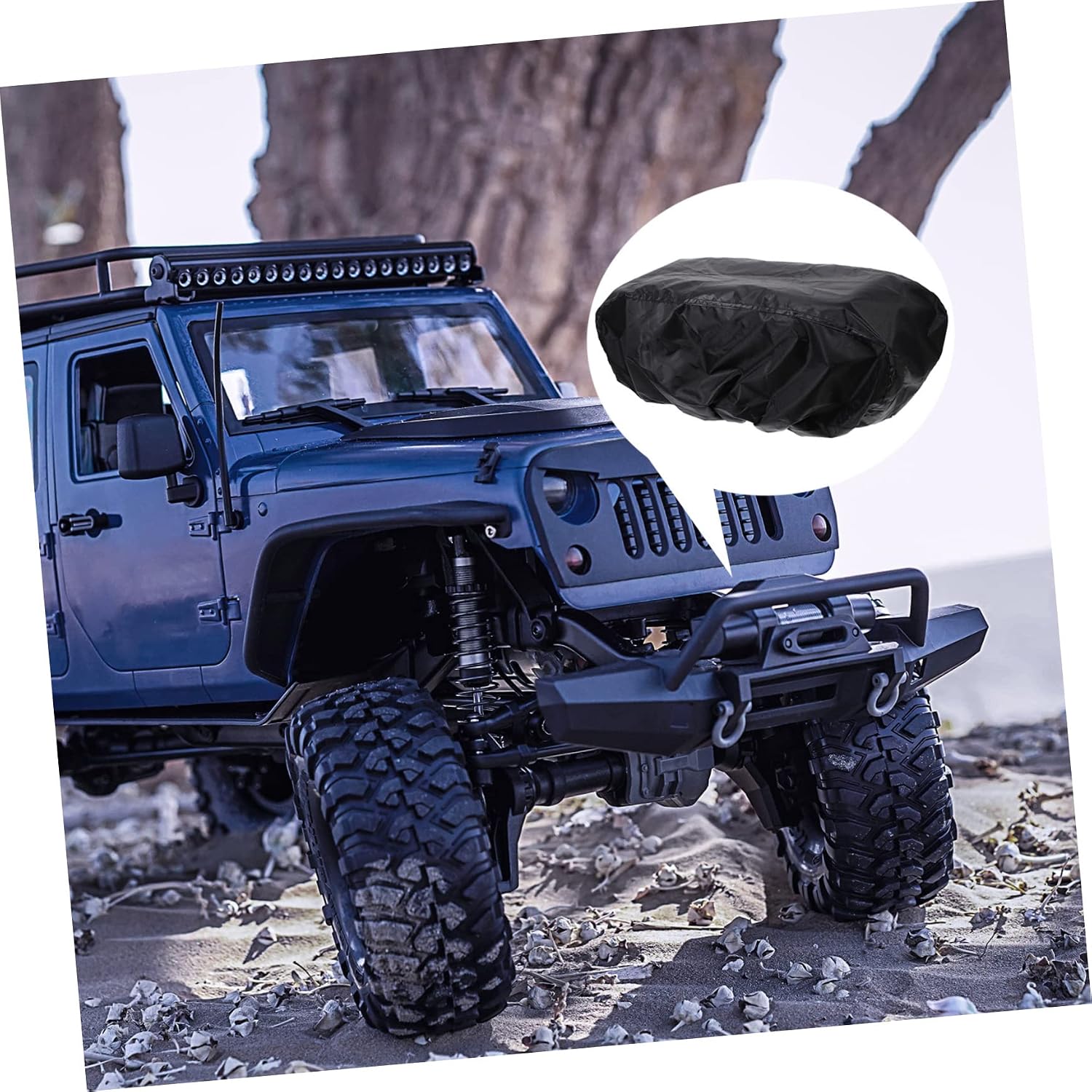 Heavy Duty Waterproof Car Winch Cover 600D Oxford Fabric Electric Winch Protector Dustproof and Waterproof Cover for SUVs and Trucks