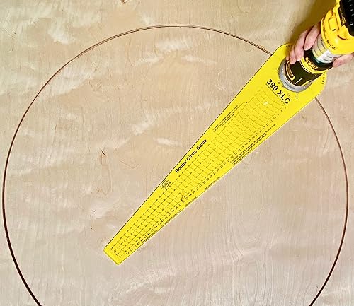 Miniatura 2 de Jasper 390 XLC Precision Circle Cutter Router Jig para routers compactos e inalámbricos, corta círculos XL perfectos de 7 a 52  D
