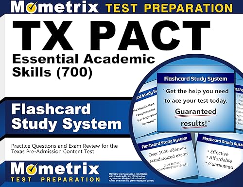 TX PACT Essential Academic Skills (700) Flashcard Study System: Practice Questions and Exam Review for the Texas Pre-Admission Content Test