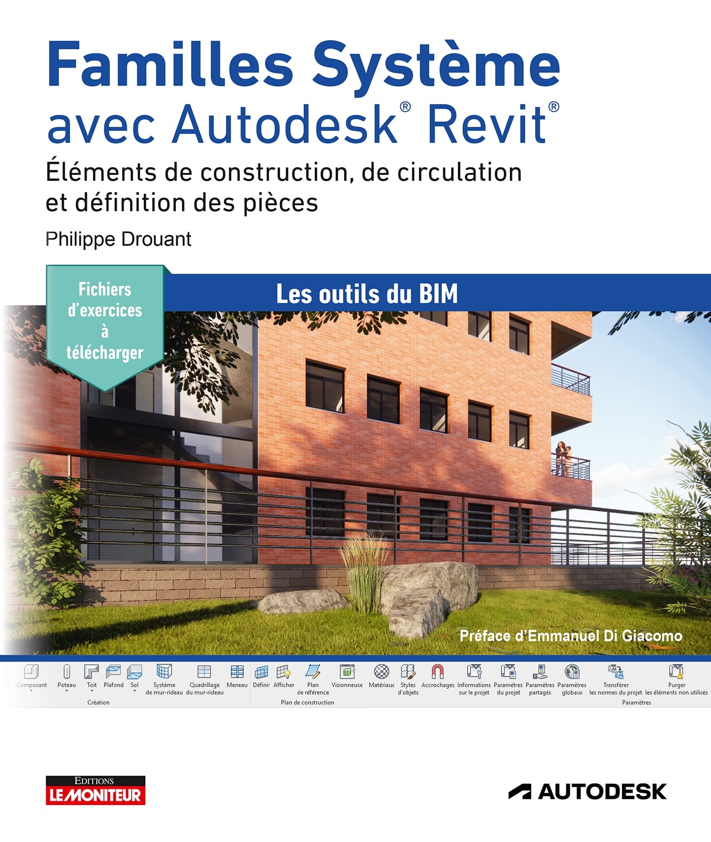 Familles Système avec Autodesk Revit: Éléments de construction, de circulation et définition des pièces