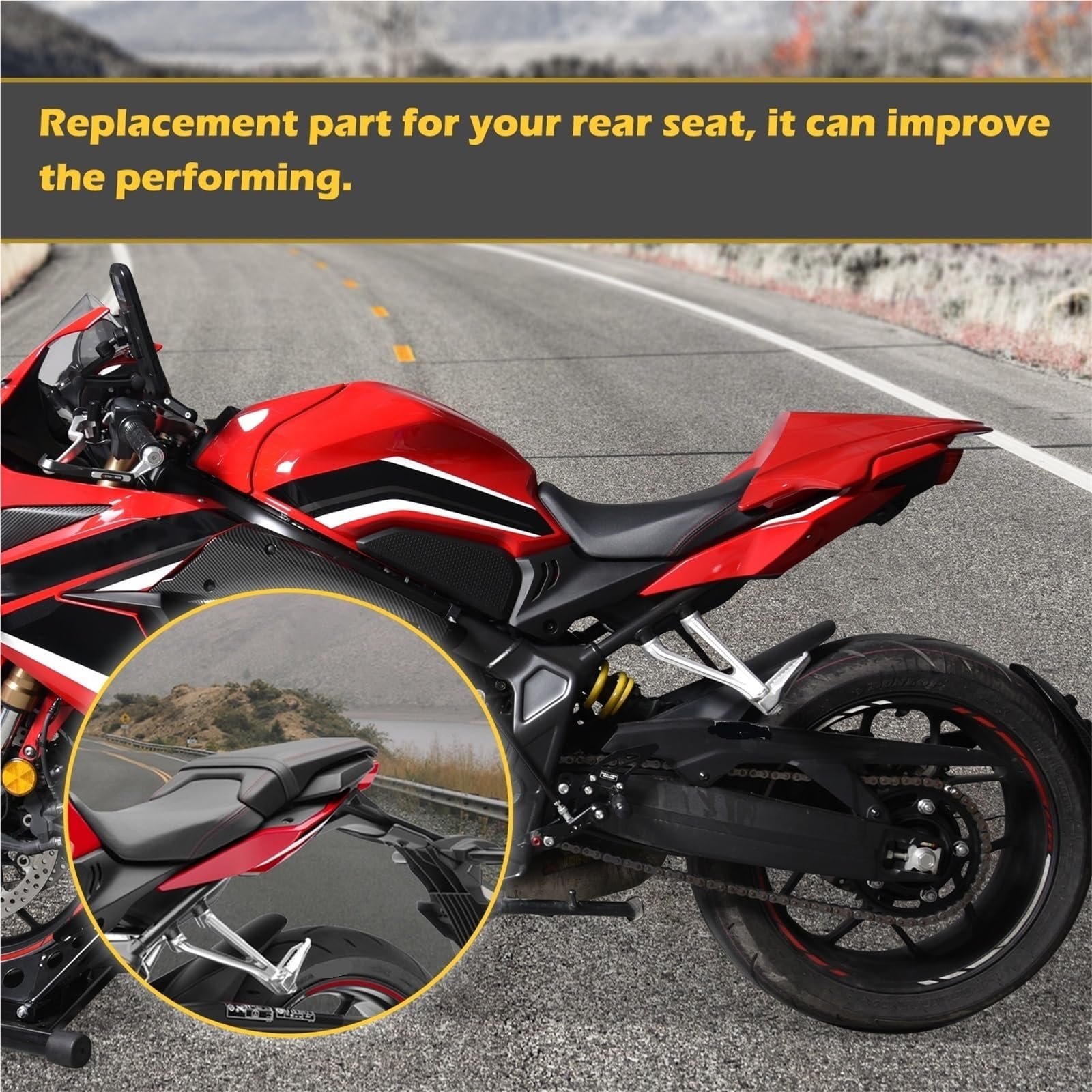 CB.CBR650Rリアシートカウル おまけシートカバー 後部座席カバー