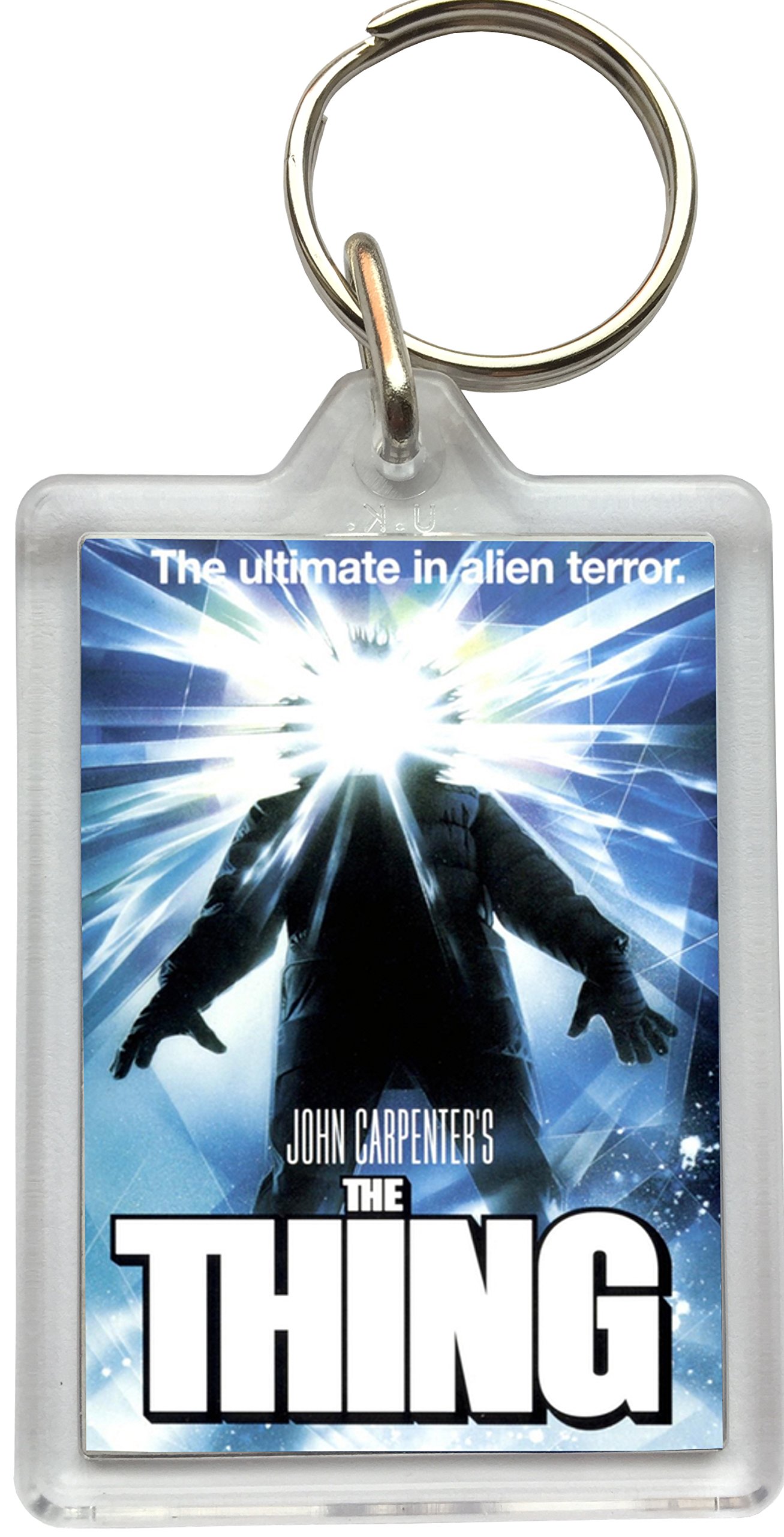 Super Universe The Thing Classic Horror Poster Keyring – Classic TV Collectible, 4.2x6.2cm