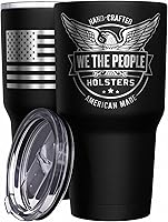 Vista 43 de We The People Holsters - Vaso térmico de 30 onzas, Únete o Muere, Negro