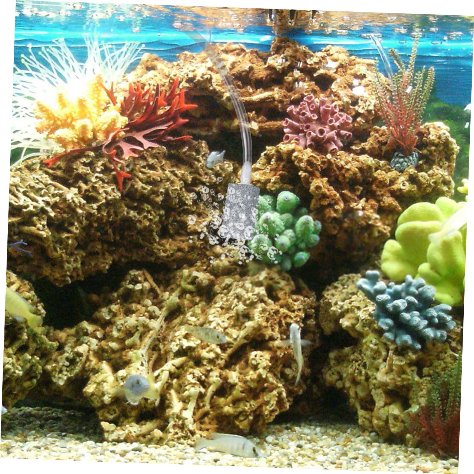 Kisangel 3piezas Bomba De USB para Acuarios y Silenciosa Aumenta El Peceras y Tanques De Agua para Peces y Mascotas Acuáticas