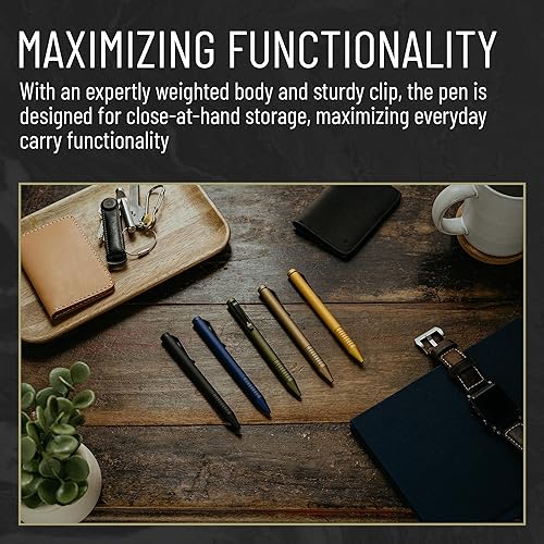 Miniatura 5 de Everyman Midnight Super Matte Grafton Mini Twist Pen - Nuevo y mejorado Premium EDC Pen