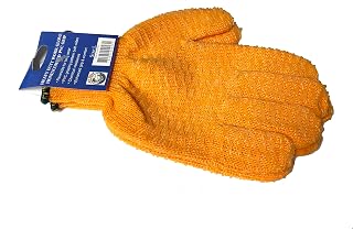 Joy Fish, Work Gloves, Garden Gloves Orange Vinyl Coated Gloves- Honey web on both side, great working glove, Size:Large1 pair pack, Made in Taiwan, high quality, great price. Size Large