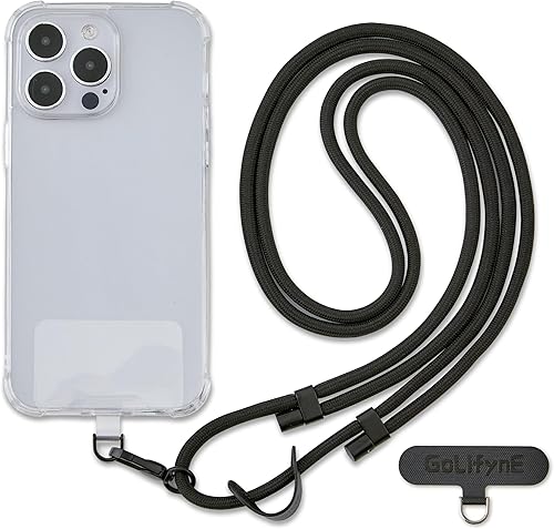 Cordón universal para teléfono, correa cruzada antirrobo para iPhone 16 Pro Max y la mayoría de teléfonos inteligentes, soporte ajustable para el