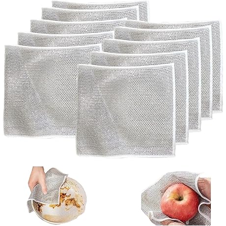 Non-Scratch Wire Dishcloth: Ancienflow Scrubber