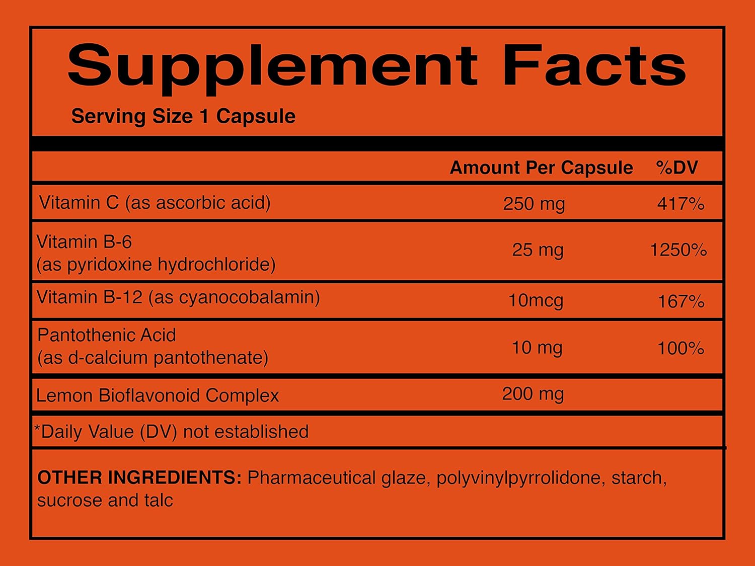 LBC Complex Sustained Release, Lemon Bio-Flavonoid Health Supplement for Relief from Ringing Ear - 100 Count Bottle - 50 Day Supply : Health & Household